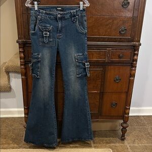 American Bazi Los Angeles Flare Leg Jeans Women's Size Small